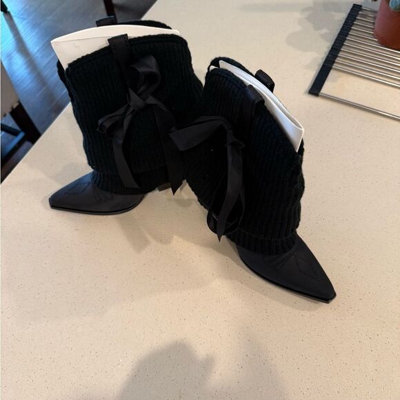 Jeffrey Campbell x Free People x Understated Leather Ballet Boots Size 7 NWT - Picture 3 of 12